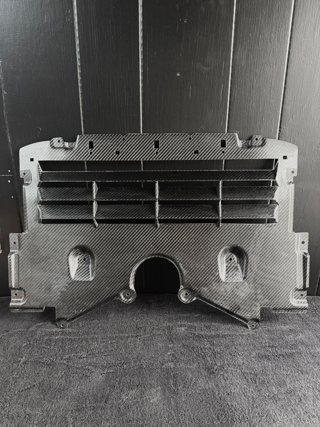 G8x carbon fiber vented oil cooler guard